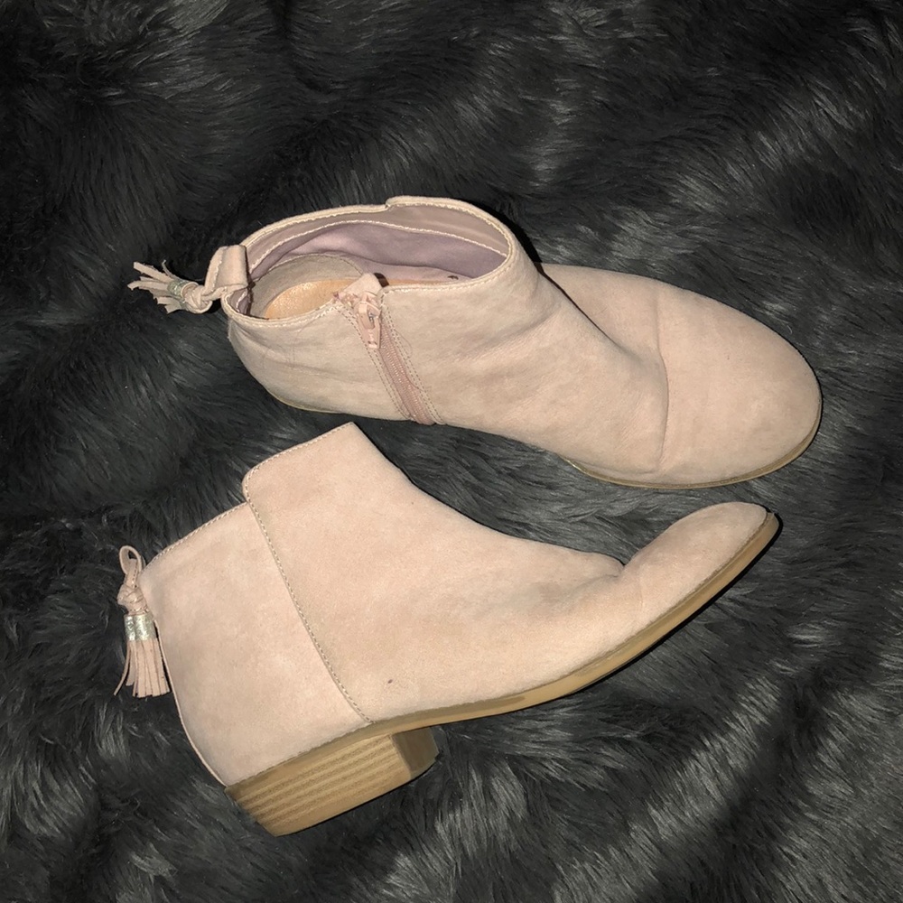Pink booties